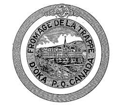 FROMAGE DE LA TRAPPE D'OKA P.Q. CANADA logo