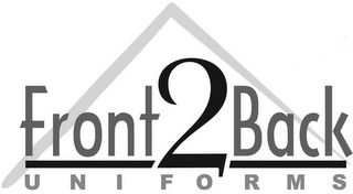 FRONT 2 BACK UNIFORMS logo