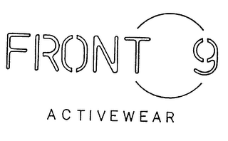 FRONT 9 ACTIVEWEAR logo