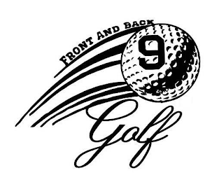 FRONT AND BACK 9 GOLF logo