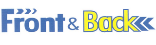 FRONT & BACK logo