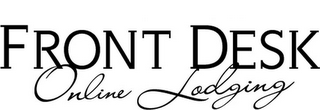 FRONT DESK ONLINE LODGING logo