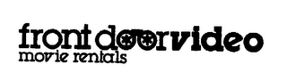 FRONT DOORVIDEO MOVIE RENTALS logo