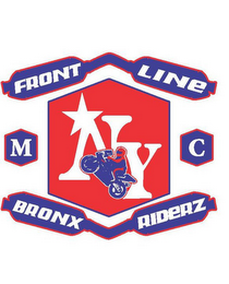 FRONT LINE BRONX RIDERZ NY M C logo