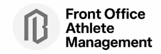 FRONT OFFICE ATHLETE MANAGEMENT logo