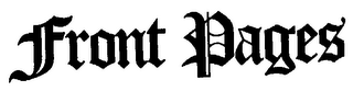 FRONT PAGES logo