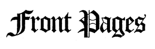 FRONT PAGES logo