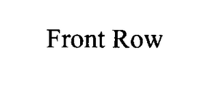 FRONT ROW logo