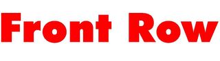 FRONT ROW logo