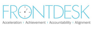 FRONTDESK ACCELERATION | ACHIEVEMENT | ACCOUNTABILITY | ALIGNMENT logo