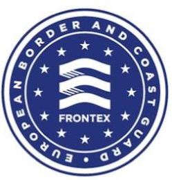 FRONTEX EUROPEAN BORDER AND COAST GUARD AGENCY logo