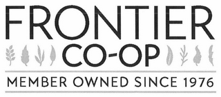 FRONTIER CO-OP MEMBER OWNED SINCE 1976 logo