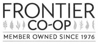 FRONTIER CO-OP MEMBER OWNED SINCE 1976 logo