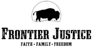 FRONTIER JUSTICE FAITH FAMILY FREEDOM logo