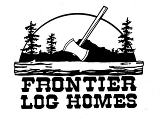 FRONTIER LOG HOMES logo