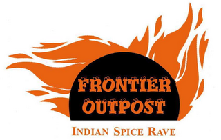 FRONTIER OUTPOST INDIAN SPICE RAVE logo