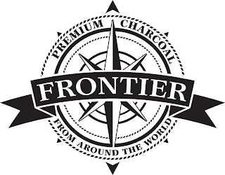 FRONTIER PREMIUM CHARCOAL FROM AROUND THE WORLD logo