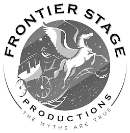 FRONTIER STAGE PRODUCTIONS THE MYTHS ARE TRUE logo
