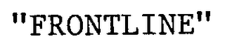 "FRONTLINE" logo