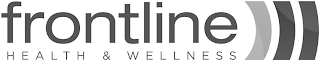 FRONTLINE HEALTH & WELLNESS logo