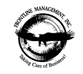 FRONTLINE MANAGEMENT, INC. TAKING CARE OF BUSINESS! logo
