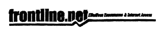 FRONTLINE.NET EFFORTLESS ECOMMERCE & INTERNET ACCESS logo