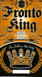 FRONTO KING FRESH 100% NATURAL TOBACCO LEAF FOR TOBACCO USE ONLY logo