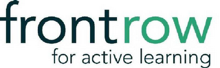 FRONTROW FOR ACTIVE LEARNING logo
