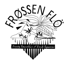 FROSSEN FLO FROSTY SMOOTHIES & FRESH SQUEEZES logo