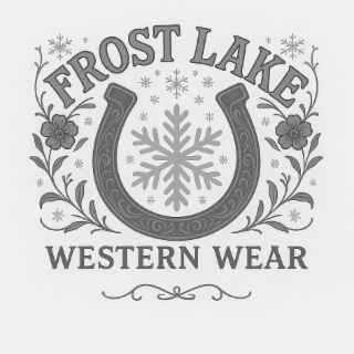 FROST LAKE WESTERN WEAR logo