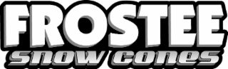 FROSTEE SNOW CONES