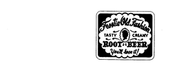 FROSTIE OLD FASHION ROOT BEER TASTY CREAMY YOU'LL LOVE IT! logo