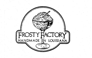 FROSTY FACTORY HANDMADE IN LOUISIANA logo