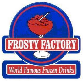 FROSTY FACTORY WORLD FAMOUS FROZEN DRINKS logo