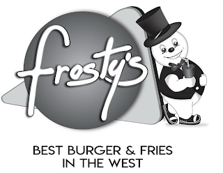 FROSTY'S, BEST BURGER & FRIES IN THE WEST logo