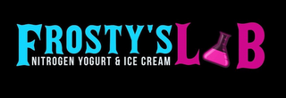 FROSTY'S LAB NITROGEN YOGURT & ICE CREAM logo