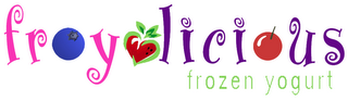 FROYOLICIOUS FROZEN YOGURT logo