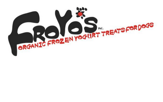 FROYOS INC. ORGANIC FROZEN YOUGURT TREATS FOR DOGS logo