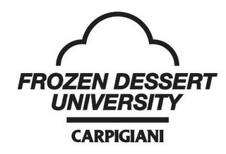 FROZEN DESSERT UNIVERSITY CARPIGIANI logo
