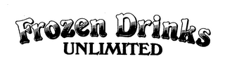 FROZEN DRINKS UNLIMITED logo