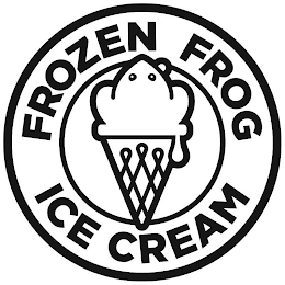 FROZEN FROG ICE CREAM logo