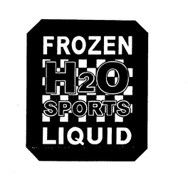 FROZEN H2O SPORTS LIQUID logo