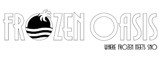 FROZEN OASIS WHERE FROZEN MEETS SNO logo