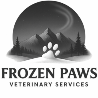 FROZEN PAWS VETERINARY SERVICES logo