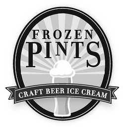 FROZEN PINTS CRAFT BEER ICE CREAM logo