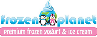 FROZEN PLANET PREMIUM FROZEN YOGURT & ICE CREAM logo