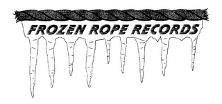 FROZEN ROPE RECORDS logo