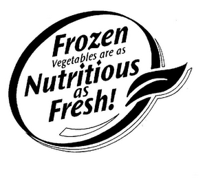 FROZEN VEGETABLES ARE AS NUTRITIOUS AS FRESH logo