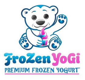 FROZEN YOGI PREMIUM FROZEN YOGURT logo