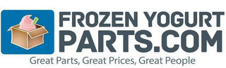 FROZEN YOGURT PARTS.COM logo